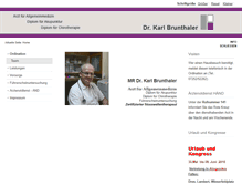 Tablet Screenshot of dr-brunthaler.at